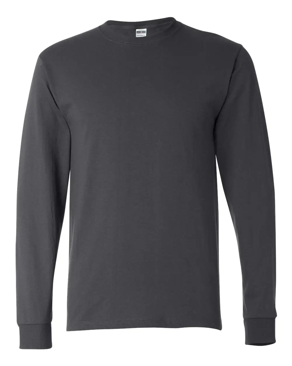 Jerzees 29lsr Dri-power® Long Sleeve 50/50 T-shirt - Charcoal Grey - Dark Gray / s