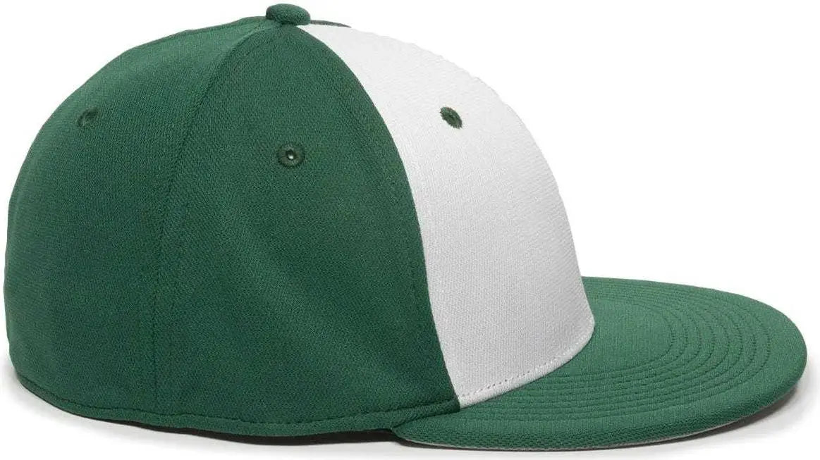 Oc Sports Tgs1930x Proflex Bamboo Charcoal Flat Visor Cap - Wh Dark Gn