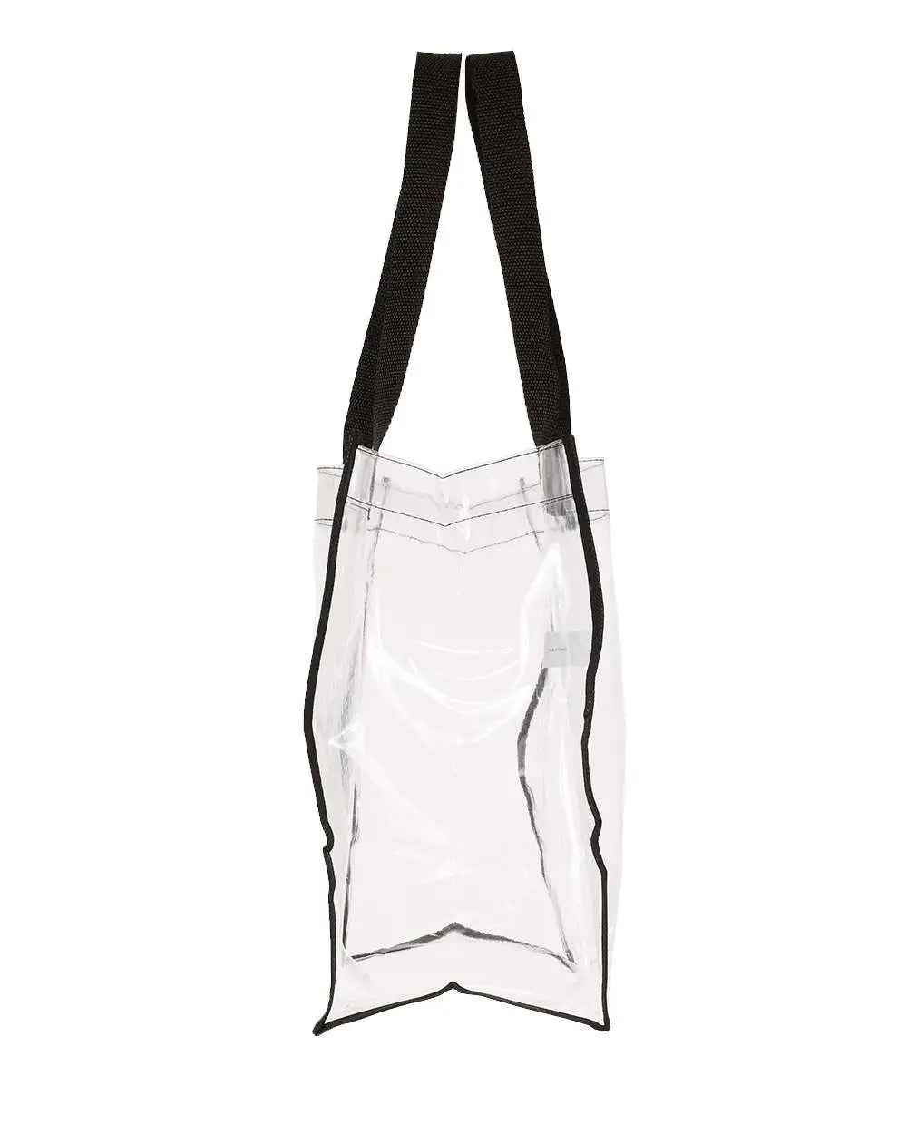 Oad Oad5004 Clear Value Tote - 5004 - Black - one Size Fits Most