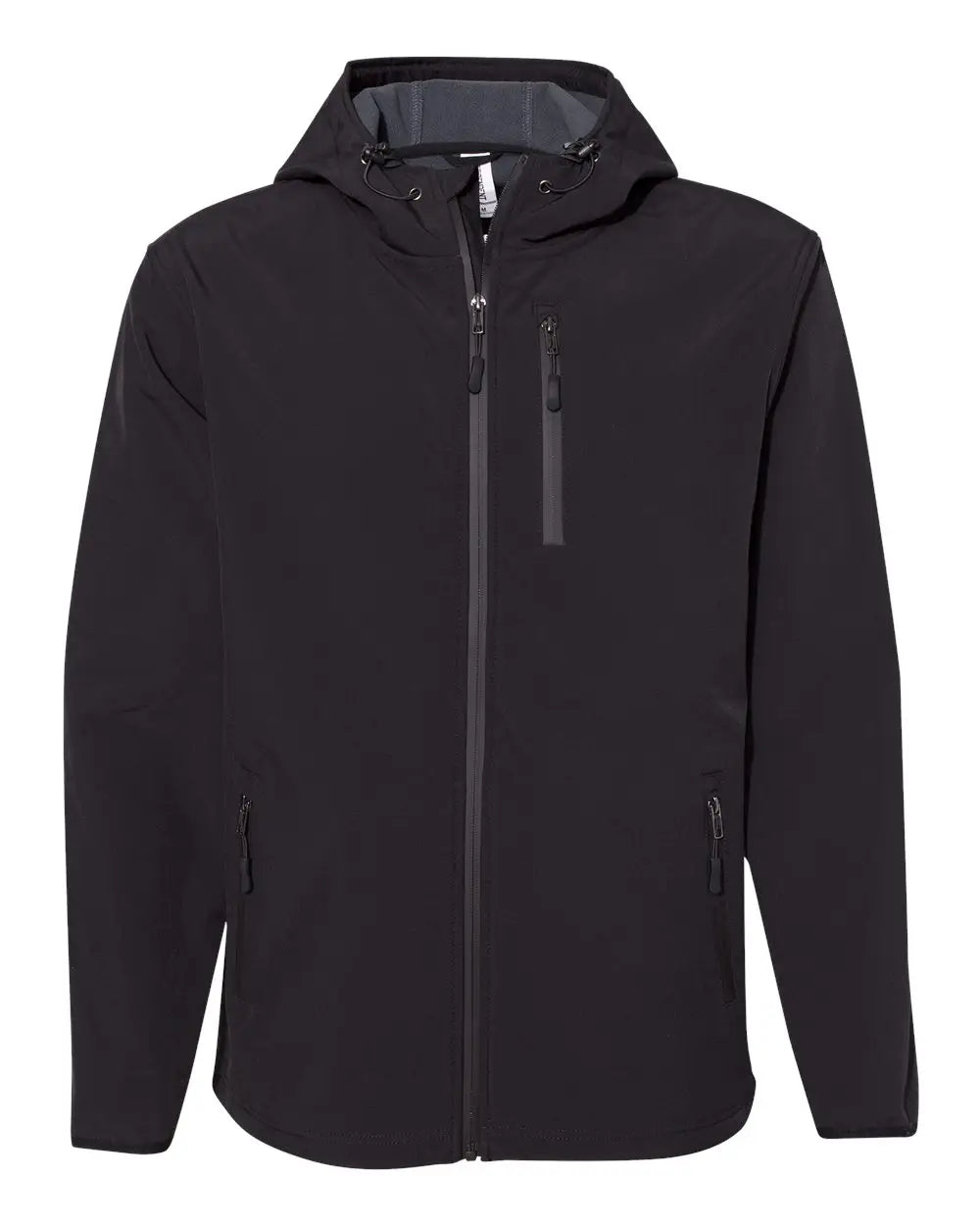 Independent Trading Co. Exp35ssz Poly-tech Soft Shell Jacket - Black - Xs