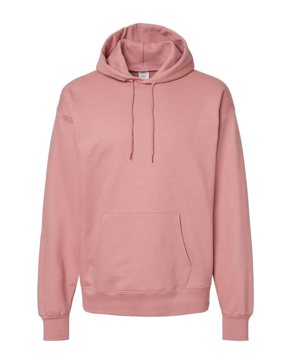 Hanes F170 Ultimate Cotton® Hooded Sweatshirt - Mauve - Pink / s