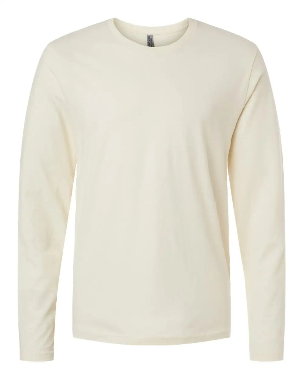 Next Level 3601 Cotton Long Sleeve T-shirt - Natural - Adult Xs