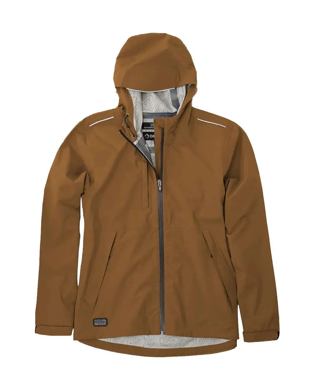 Dri Duck 9402 Women’s Challenger Full-zip Jacket - Saddle - Brown / s