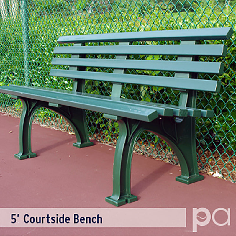 5’ Courtsider Bench - Grn / Os