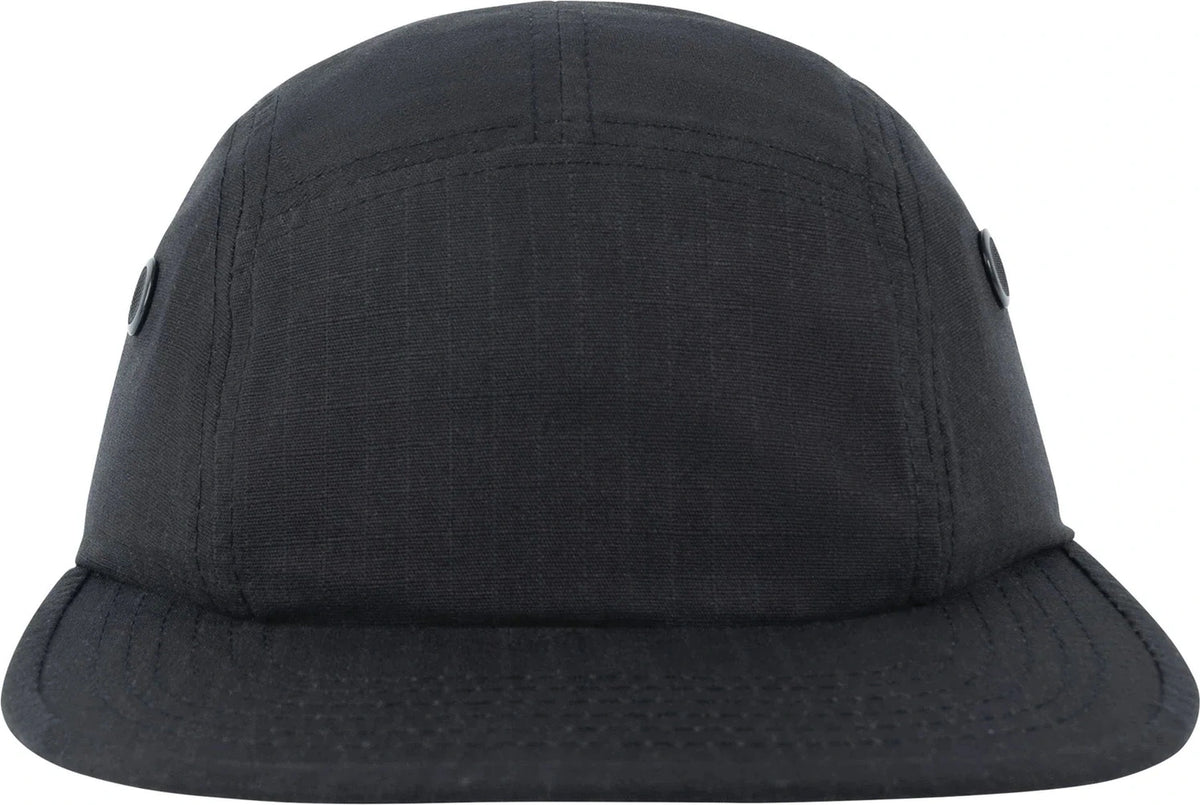 5 Panel Rip-stop Street Cap - Black