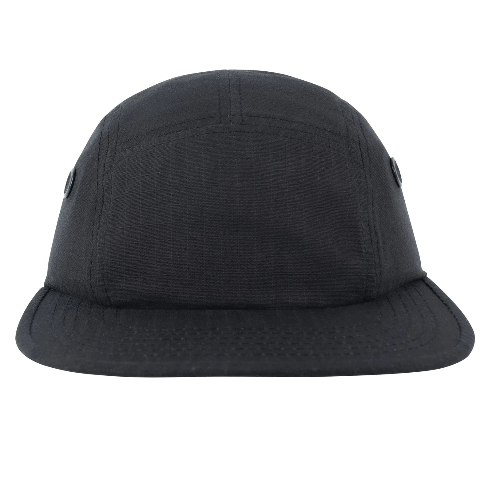 5 Panel Rip-stop Street Cap - Black