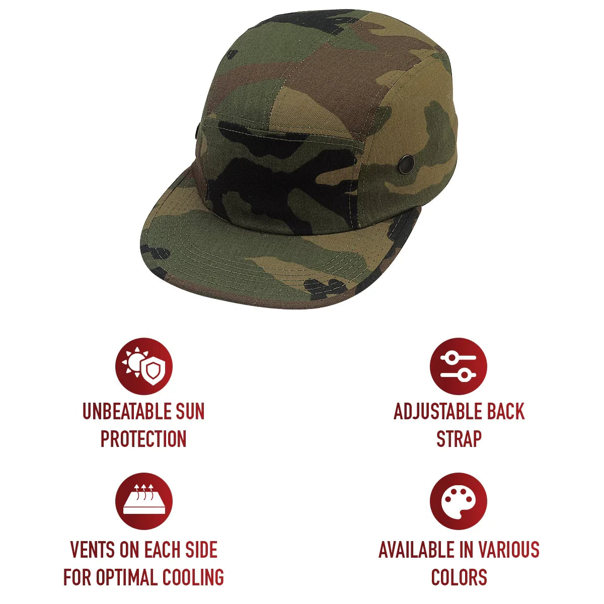 5 Panel Street Cap