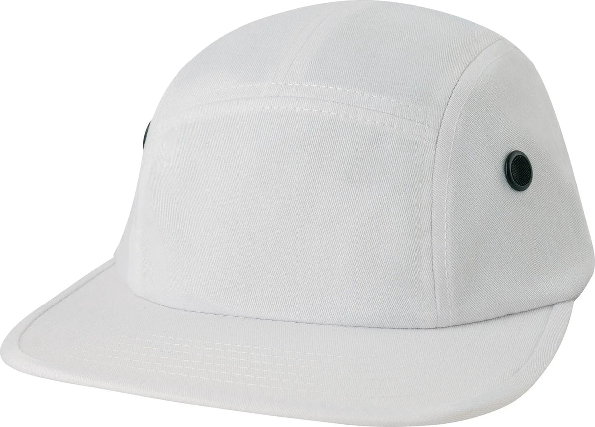 5 Panel Street Cap - White