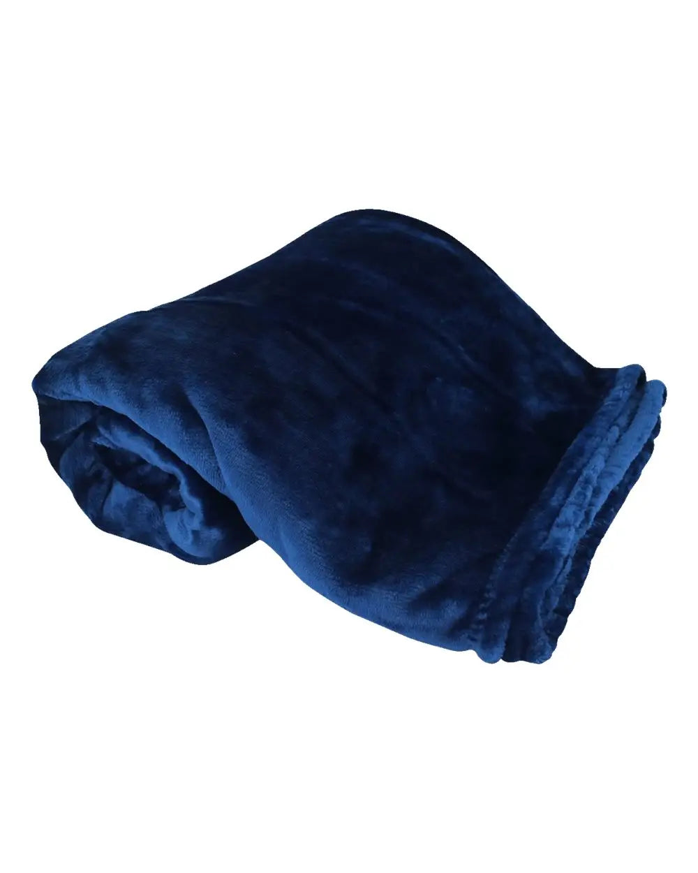 Alpine Fleece 8727 Oversized Mink Touch Luxury Blanket - Navy - one Size Fits Most