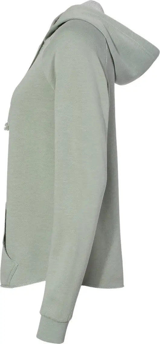 Independent Trading Co. Prm2500z Women’s California Wave Wash Full-zip Hooded Sweatshirt - Sage