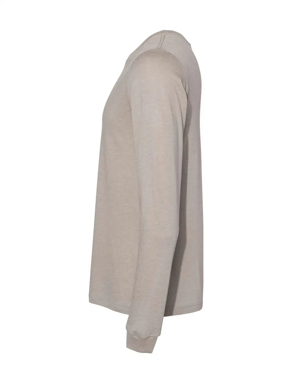Bella + Canvas 3501cvc Heather Cvc Long Sleeve Tee - Stone
