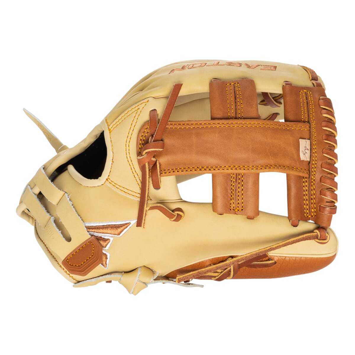 Easton Morgan Stuart 11.50&quot; Elite Fastpitch Infield Glove, MYWHY-ME - Blonde Brown - HIT a Double - 4