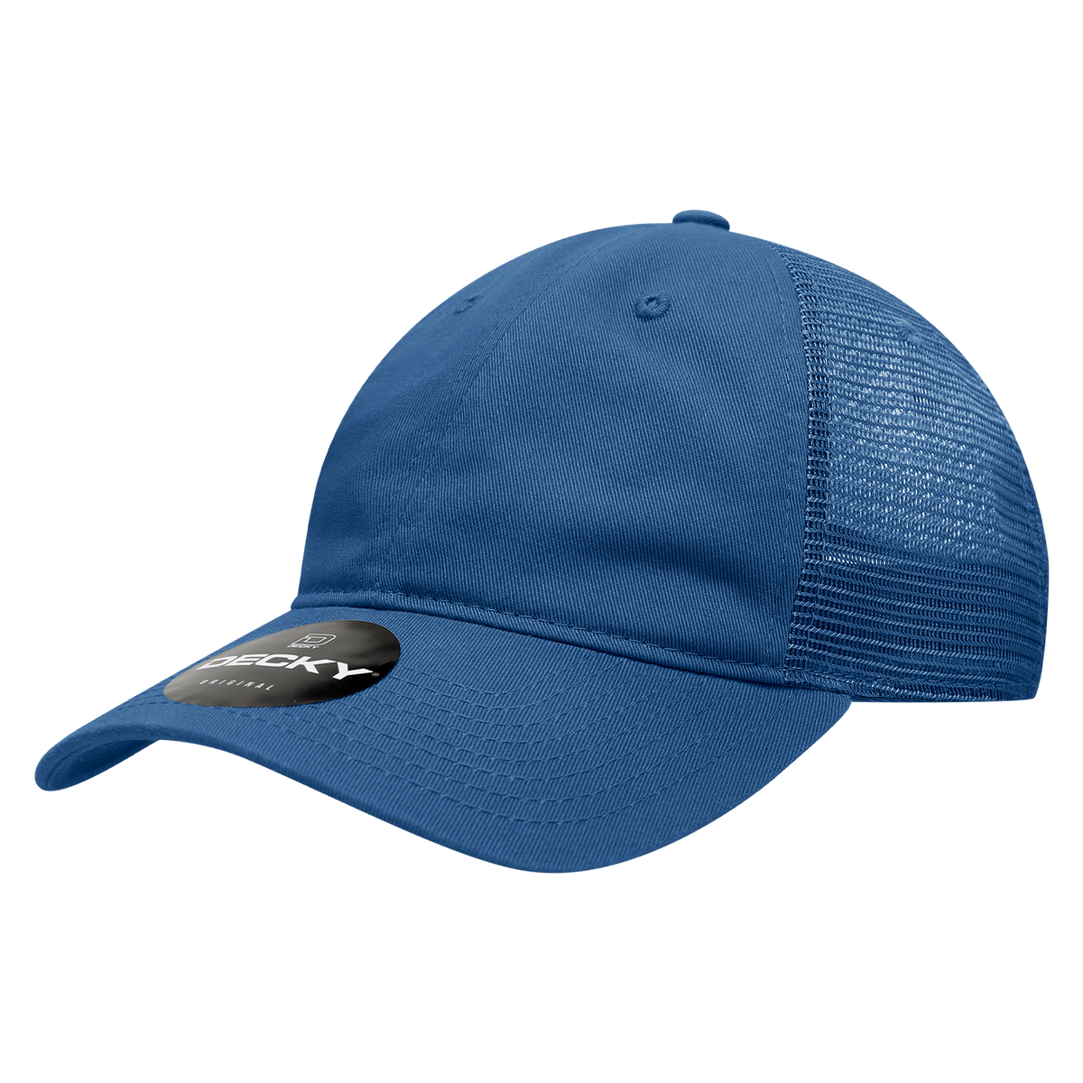 Decky 5122 Women's 6 Panel Low Profile Relaxed Cotton Trucker - Royal