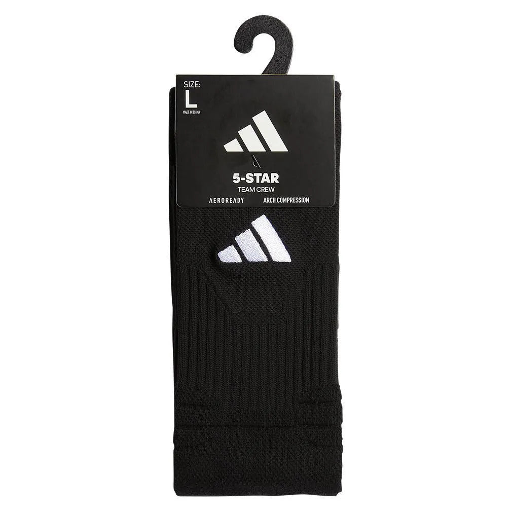 Adidas 5 Star Team 2.0 Crew Men's Socks - Black