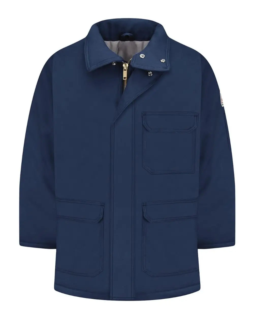 Bulwark Jlp8t Deluxe Parka - Excel Fr® Comfortouch - Tall Sizes - Navy - Lt