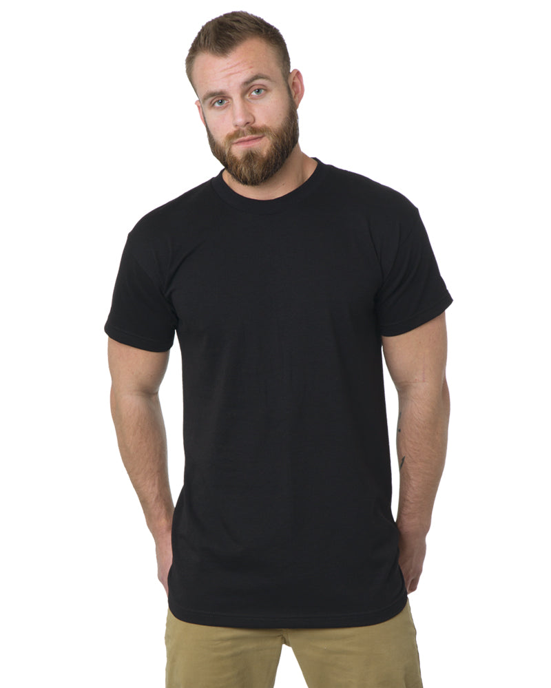 Bayside 5200BAY USA-Made Tall T-Shirt - 5200 - Black