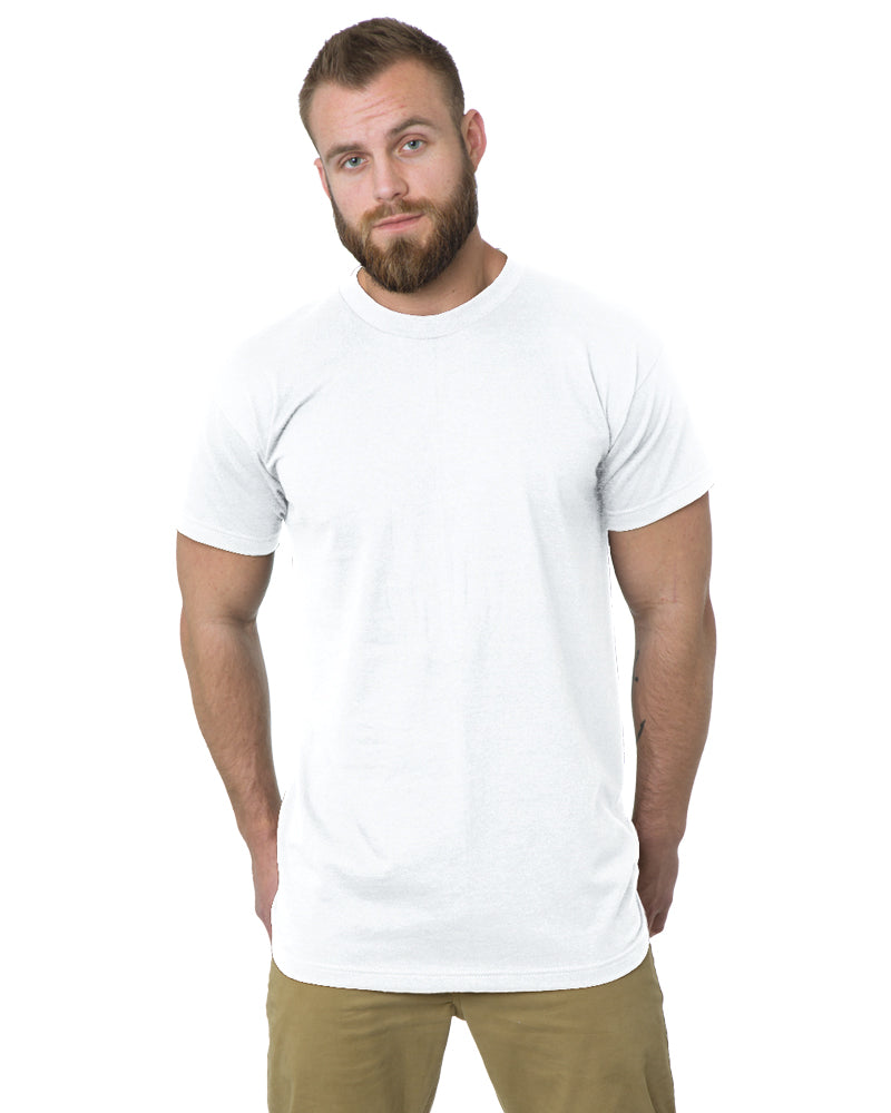 Bayside 5200BAY USA-Made Tall T-Shirt - 5200 - White