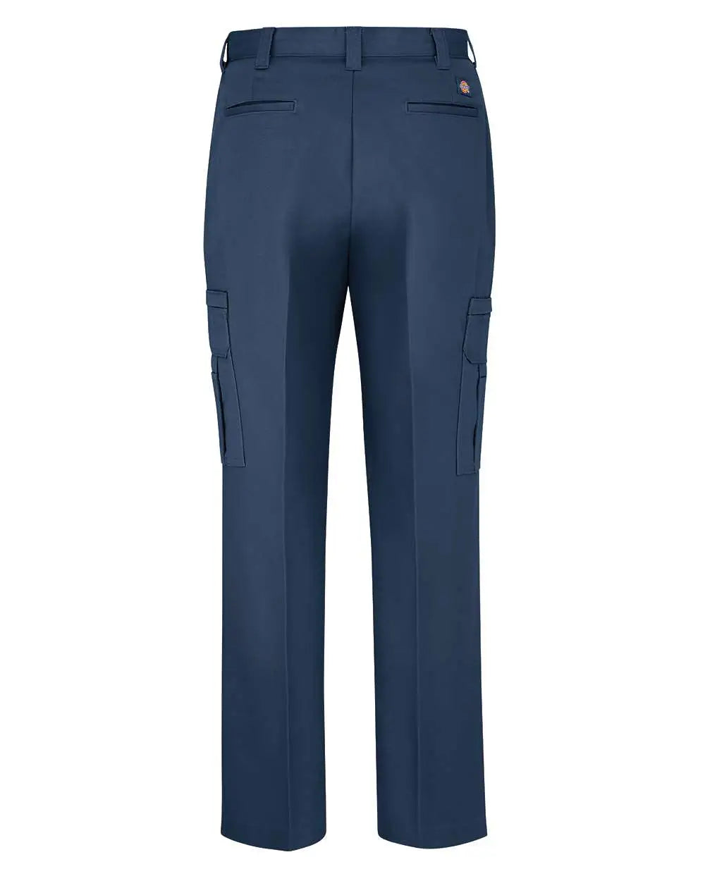 Dickies Lp39 Industrial Cotton Cargo Pants - Navy - 37 Unhemmed - 28w