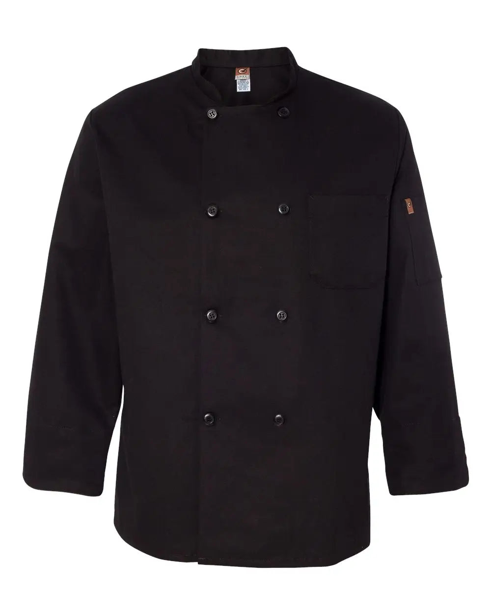Chef Designs Kt76 Black Traditional Coat