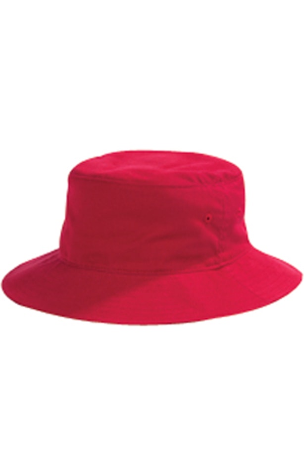 Big Accessories BX003 Crusher Bucket Hat - Red