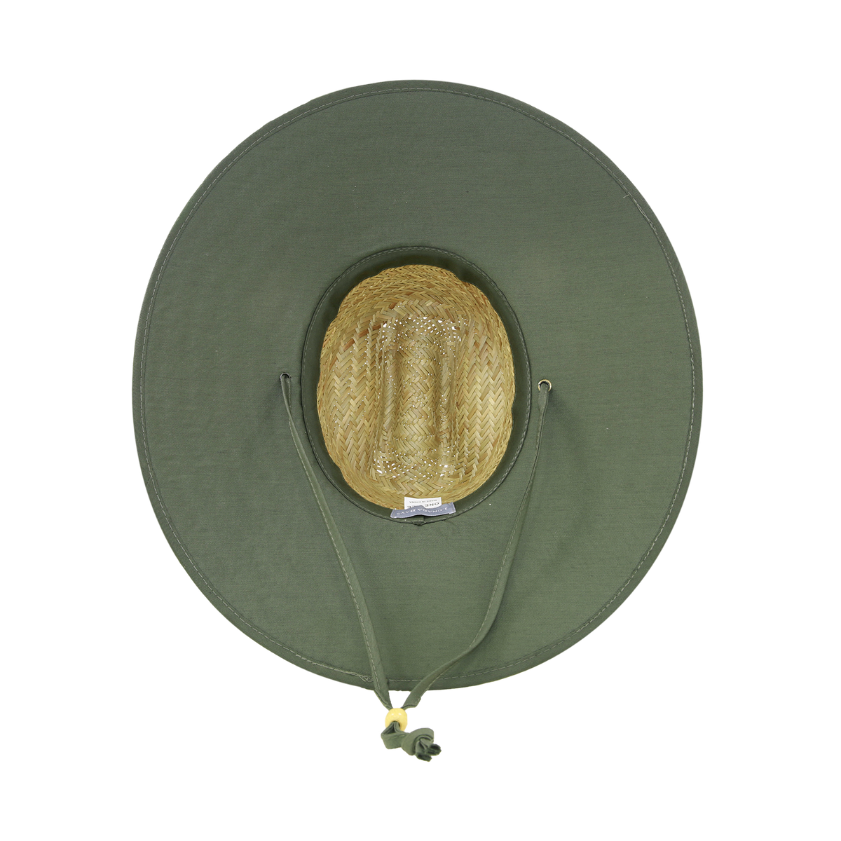 Decky 528 Mat Straw Lifeguard Hat - Natural