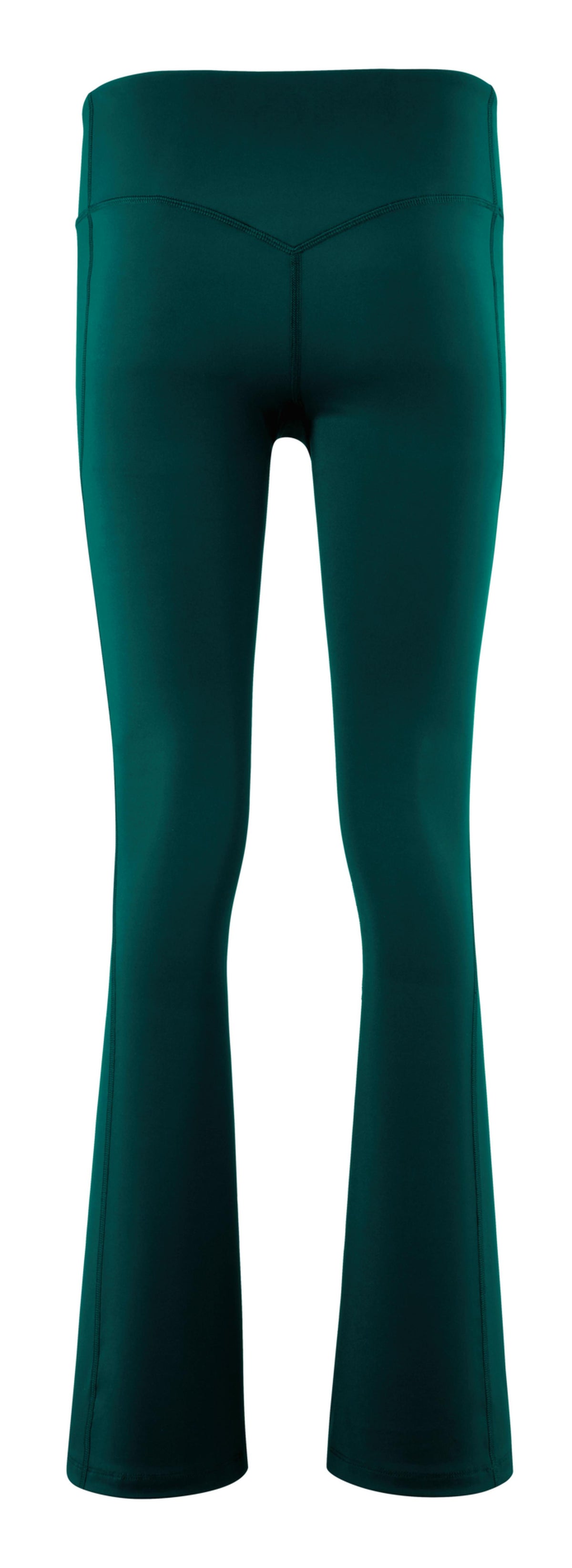 Mizuno Women's Lights-Out Sport Flare Leggings - Ponderosa Pine - HIT a Double - 2