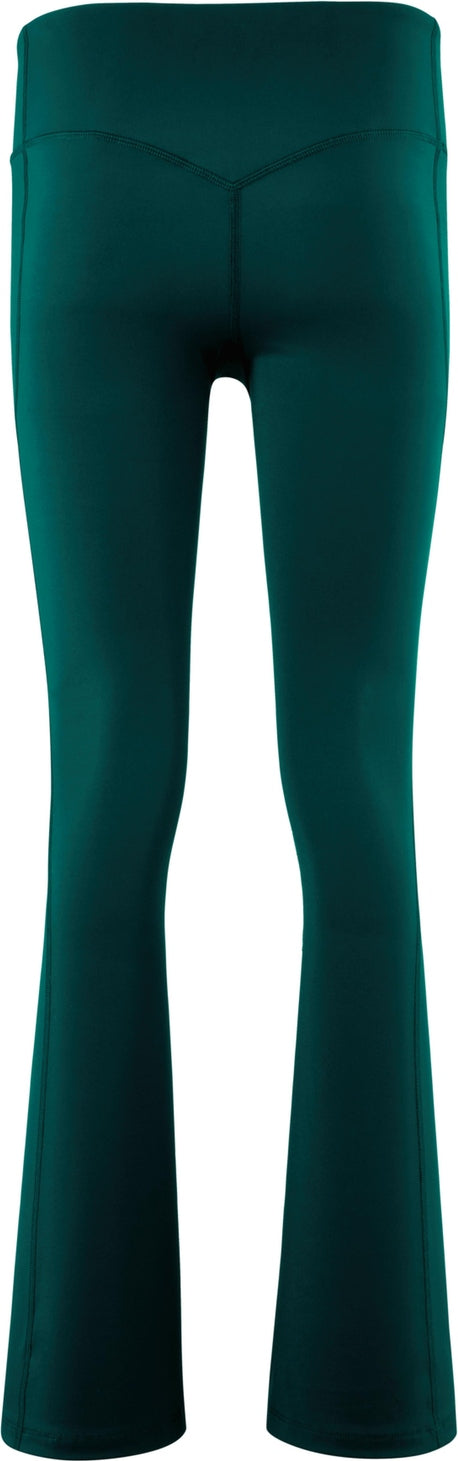 Mizuno Women's Lights-Out Sport Flare Leggings - Ponderosa Pine - HIT a Double - 1