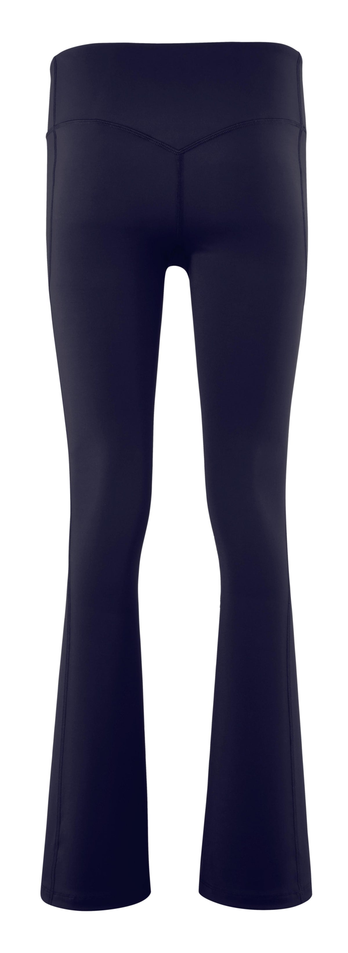 Mizuno Women's Lights-Out Sport Flare Leggings - Navy - HIT a Double - 2