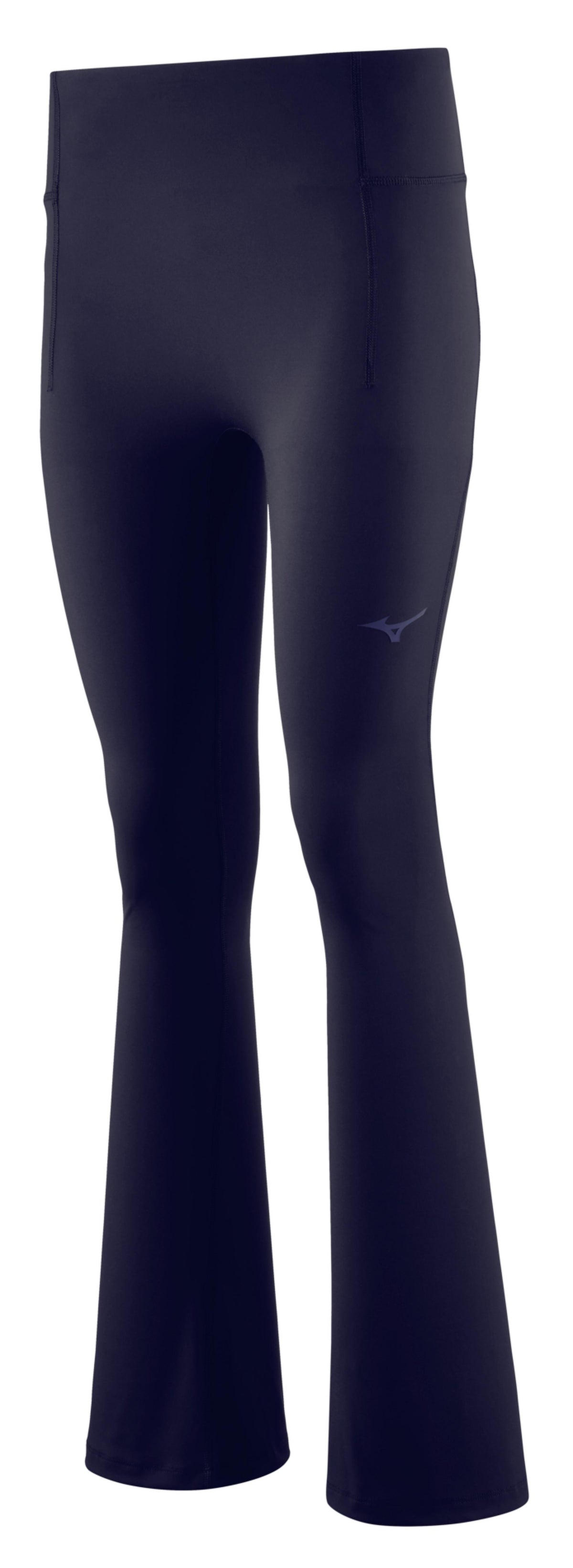 Mizuno Women's Lights-Out Sport Flare Leggings - Navy - HIT a Double - 1
