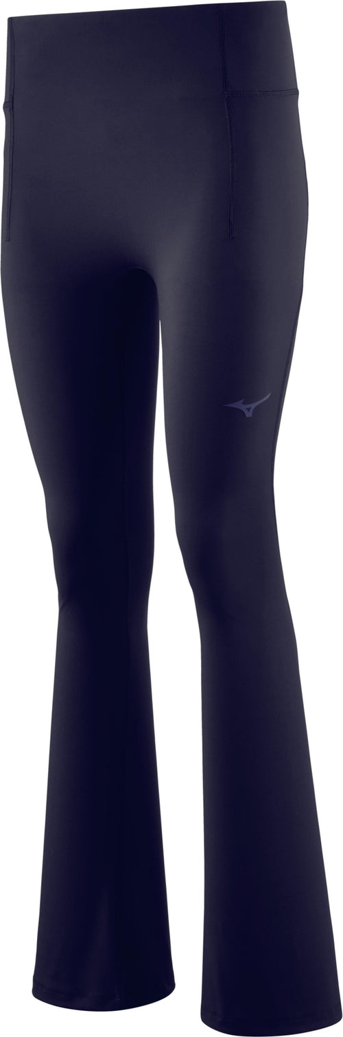 Mizuno Women's Lights-Out Sport Flare Leggings - Navy - HIT a Double - 1