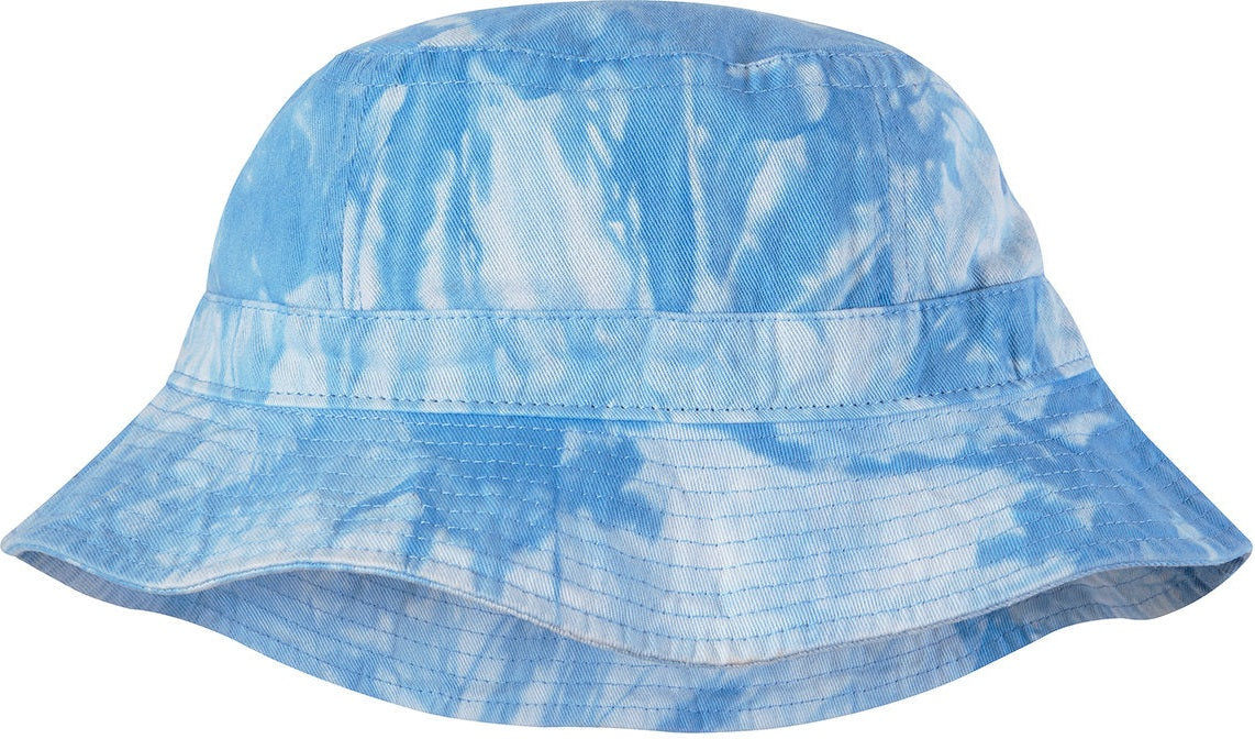 Adams Headwear VA101 Vacationer Bucket Hat - Light Blue Tie Dye
