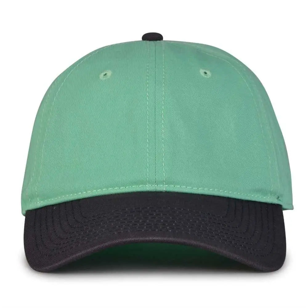 The Game Gb210 Classic Relaxed Garment Washed Twill Cap - Gumdrop Navy - Teal / 6 7/8’’ - 7 5/8’’