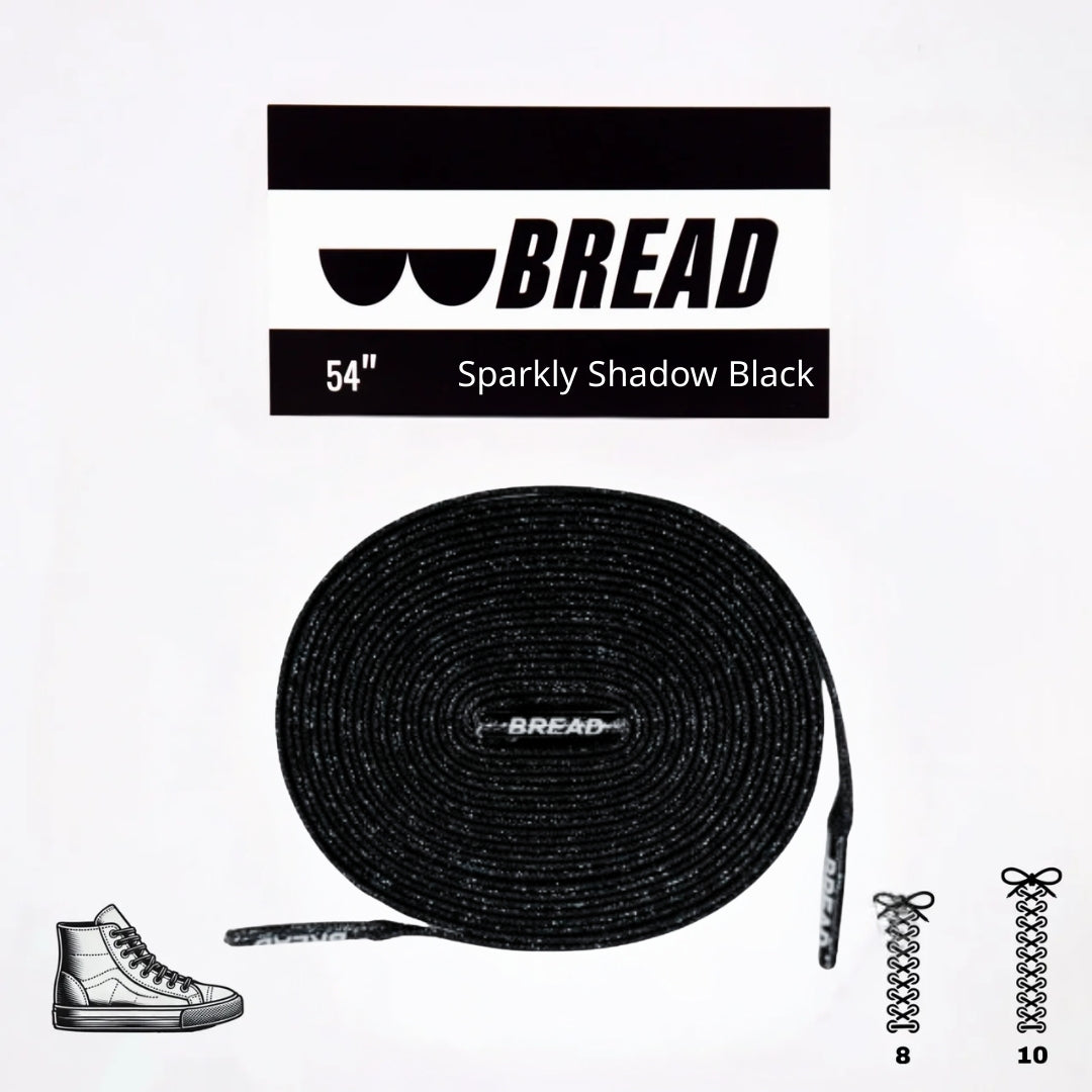 Bread Elastic Shoelace - Shadow Black