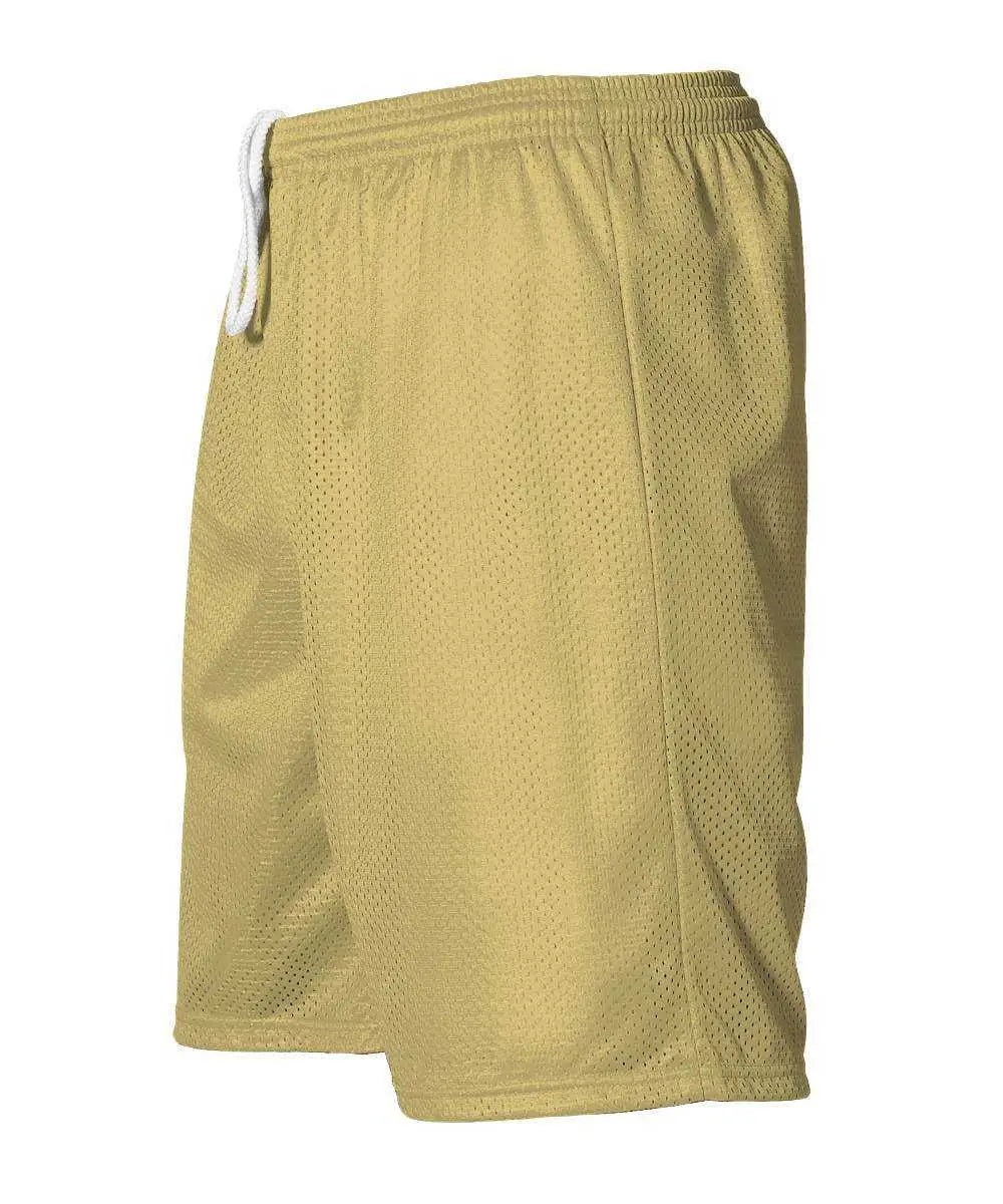 Alleson Athletic 566py Youth Extreme Mesh Unisex Short - Vegas Gold