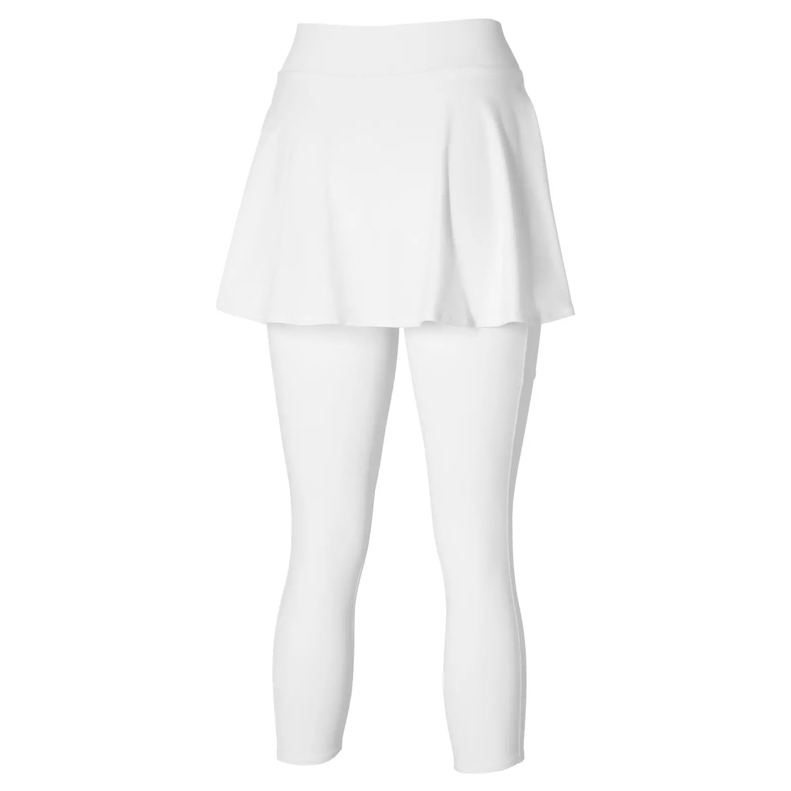 Mizuno 550090 Racquet Sports Women's 2-in-1 Skirt - White, front view