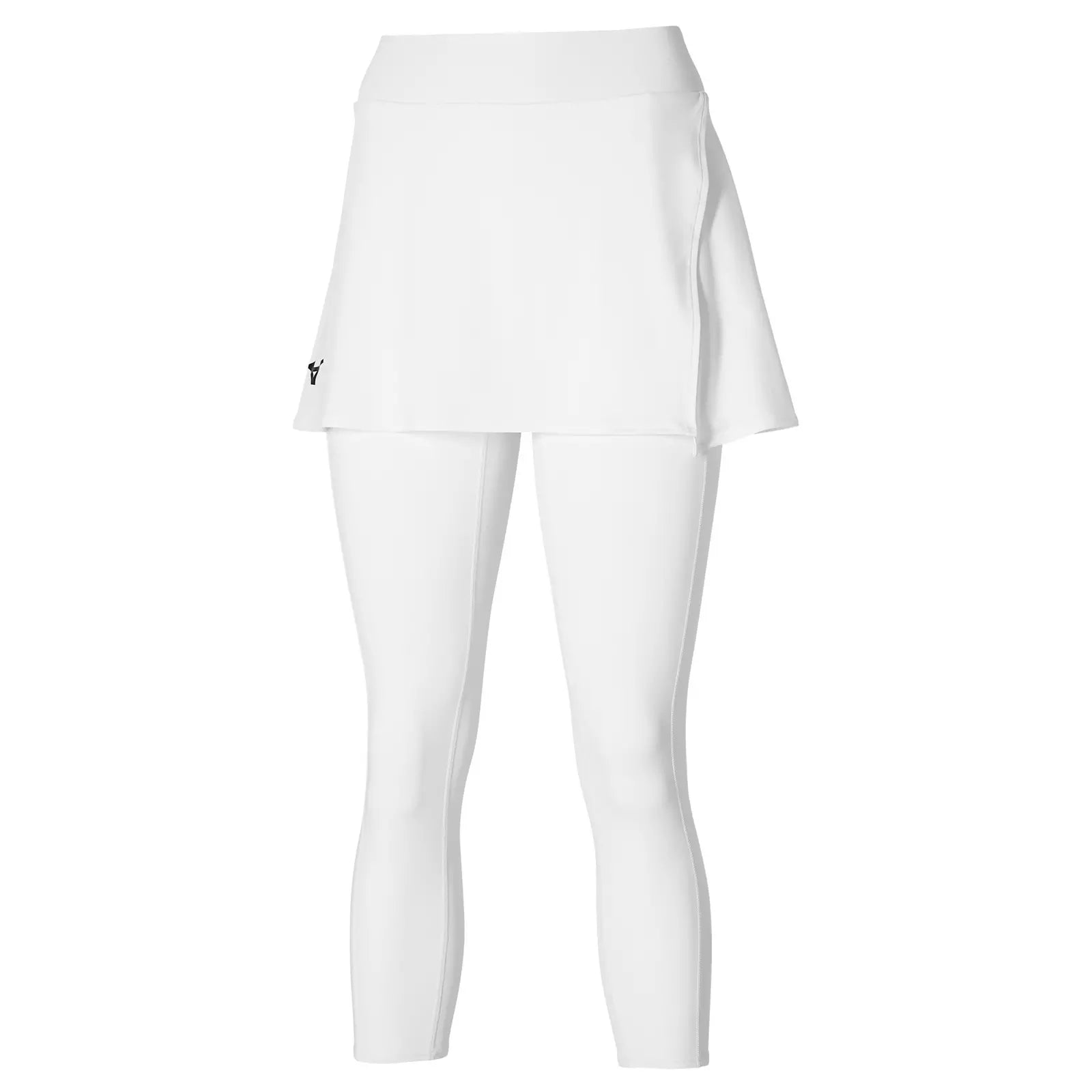 Mizuno 550090 Racquet Sports Women's 2-in-1 Skirt - White, front view