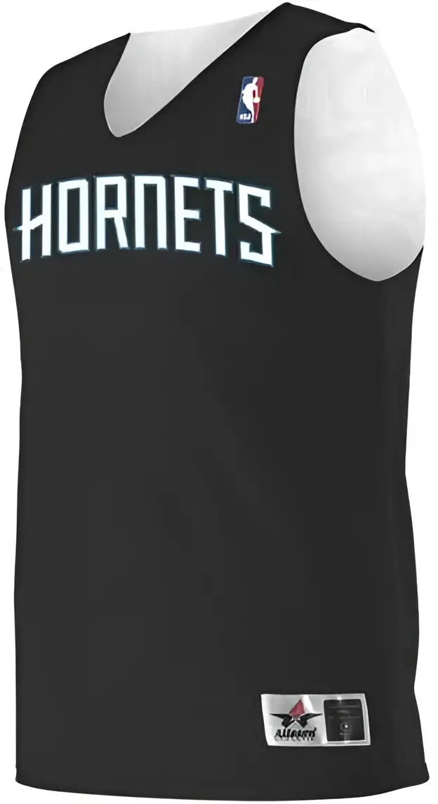Alleson Athletic A115ly Youth Nba Logo’d Reversible Jersey - Charlotte Hornets