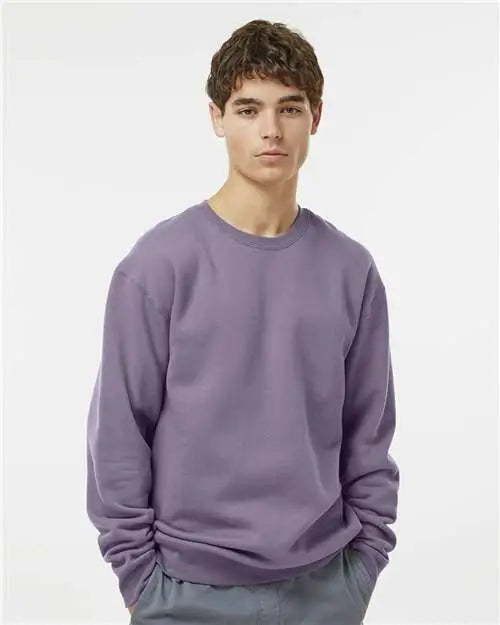 Independent Trading Co. Ind3000 Heavyweight Crewneck Sweatshirt - Plum