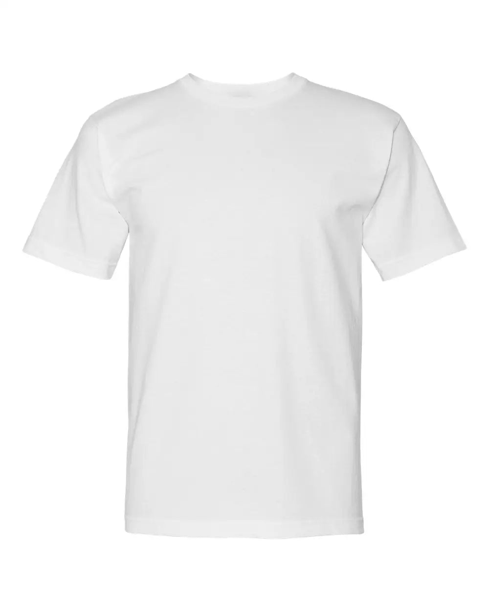 Bayside 5040 Usa-made Midweight T-shirt - White - s