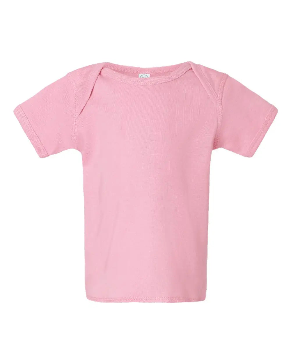 Rabbit Skins 3400r Infant Baby Rib Tee - 3400 - Pink - Nb