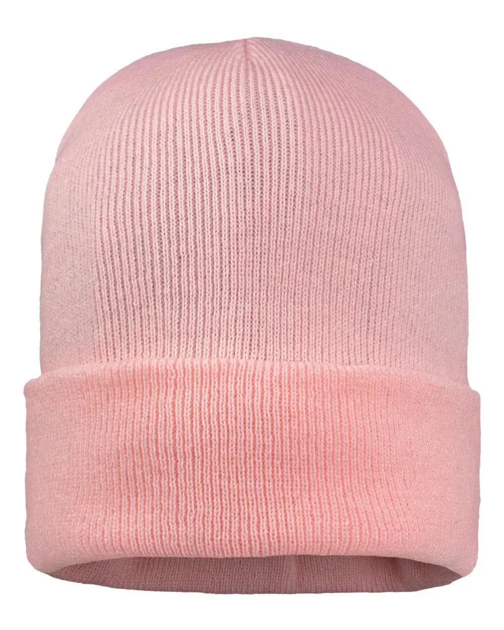 Sportsman Sp12jl 12’’ Jersey Lined Cuffed Beanie - Pink - one Size Fits Most