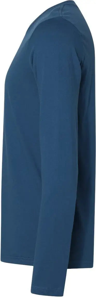 Next Level 3601 Cotton Long Sleeve T-shirt - Cool Blue