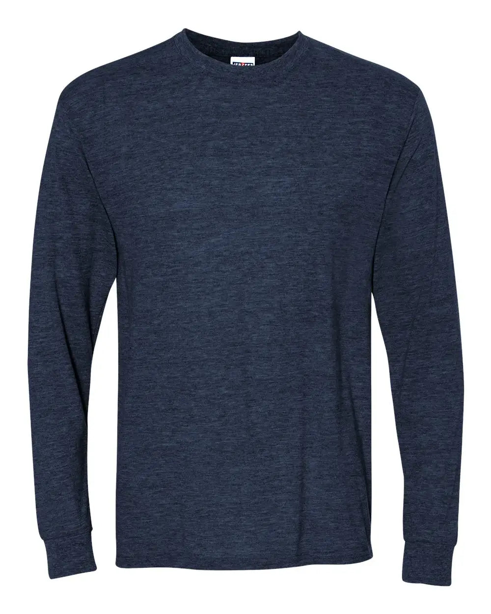 Jerzees 29lsr Dri-power® Long Sleeve 50/50 T-shirt - Vintage Heather Navy - s