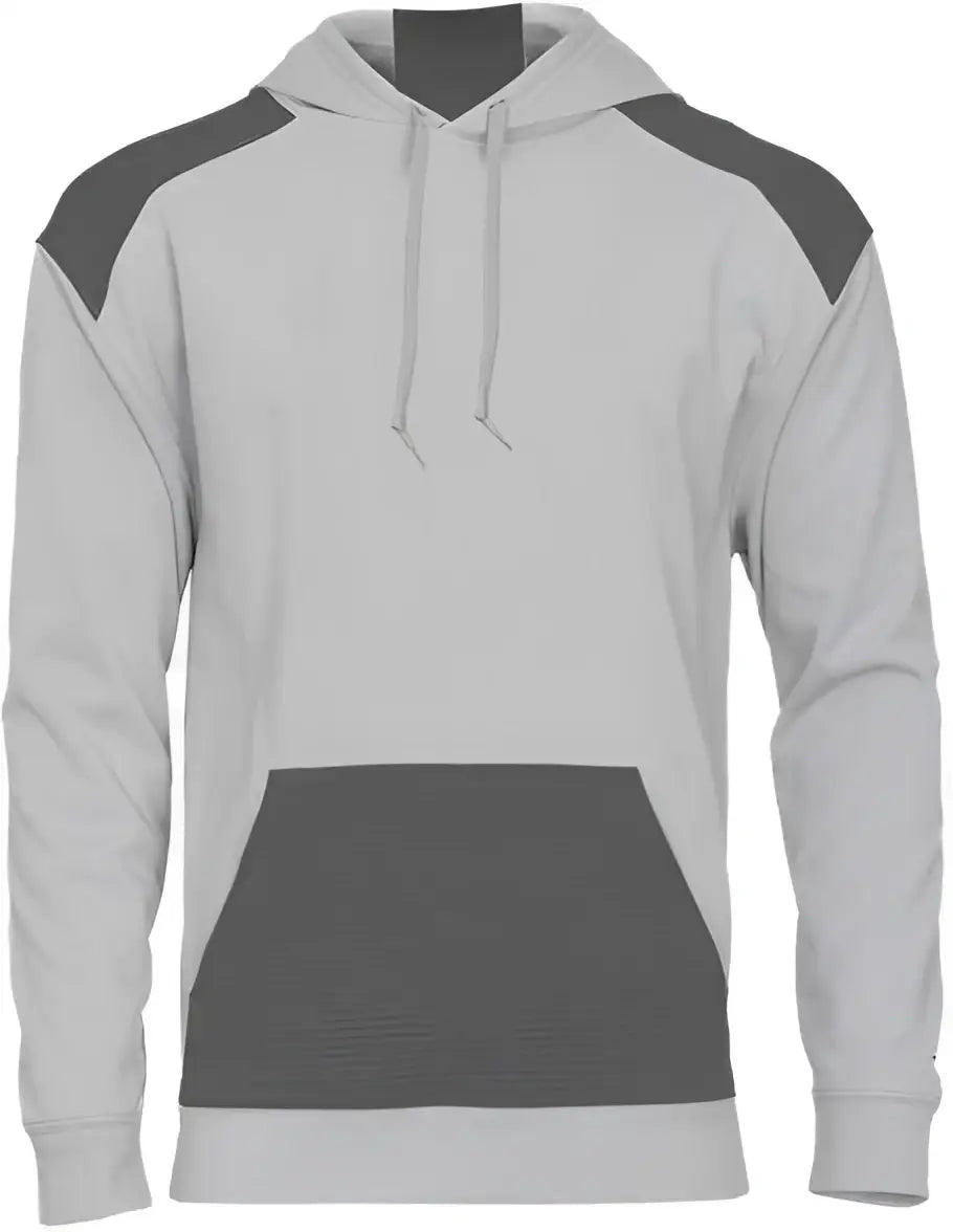Badger Sport 1440 Breakout Performance Fleece Hoodie - Silver Graphite