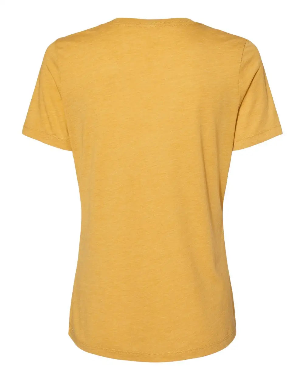 Bella + Canvas 6413 Women’s Relaxed Fit Triblend Tee - Mustard - Gold / s