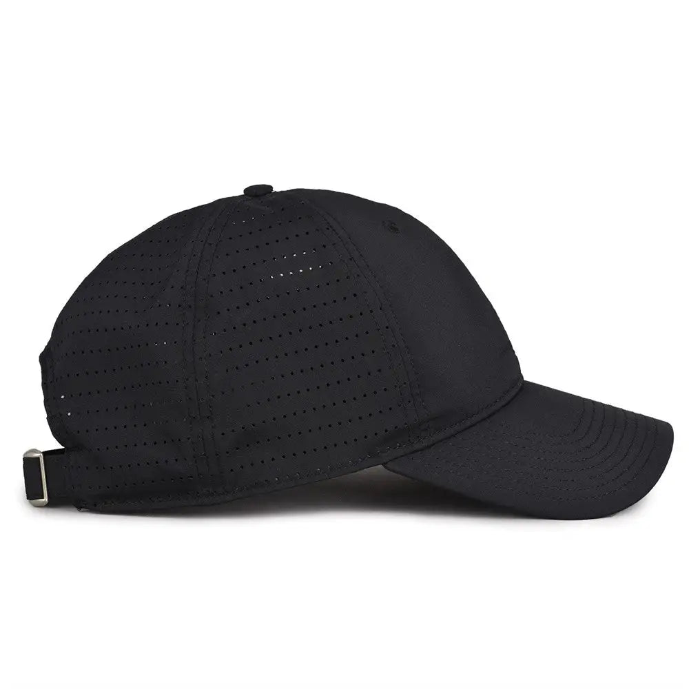 The Game Gb424 Perforated Gamechanger Cap - Black - 6 7/8’’ - 7 5/8’’