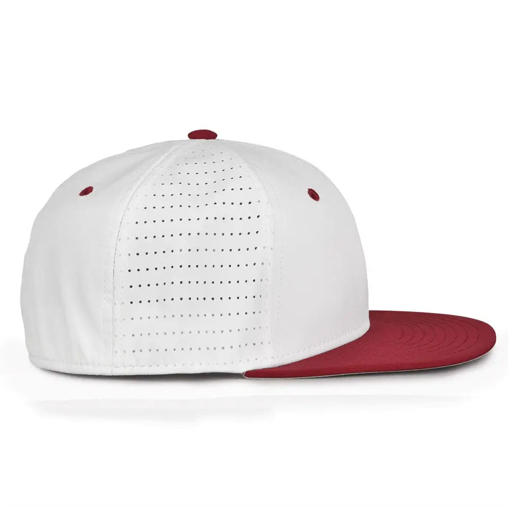 The Game Gb998 Perforated Gamechanger Cap - White Cardinal