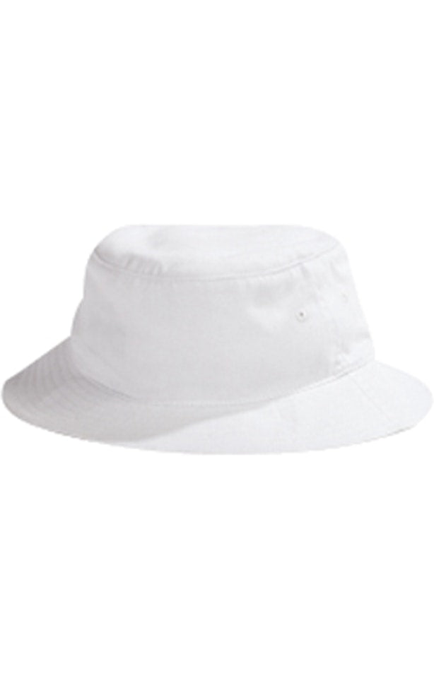 Big Accessories BX003 Crusher Bucket Hat - White