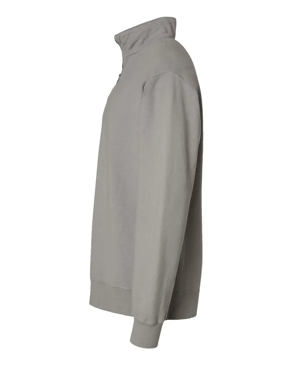 Comfortwash by Hanes Gdh425 Garment-dyed Quarter-zip Sweatshirt - Concrete Grey