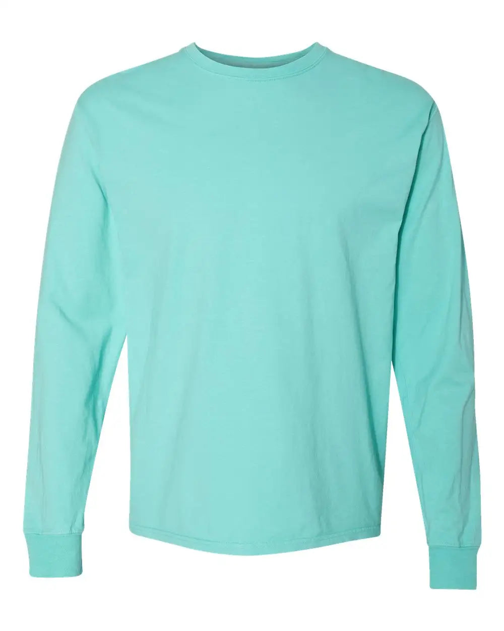 Comfortwash by Hanes Gdh200 Garment-dyed Long Sleeve T-shirt - Mint - s